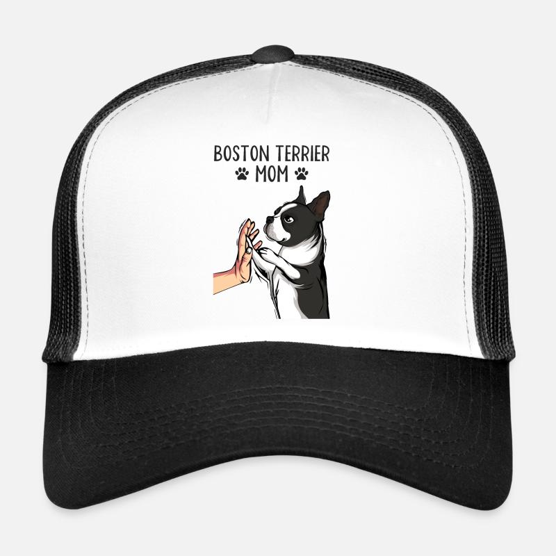 Boston Terrier mère chiens maman maîtresse Casquette trucker 