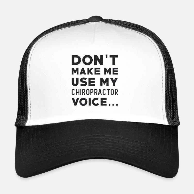 Chiropractic Chiropractor Cool Gift Idea Trucker Cap