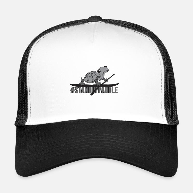 Stand Up Paddle - Casquette trucker  - blanc/noir