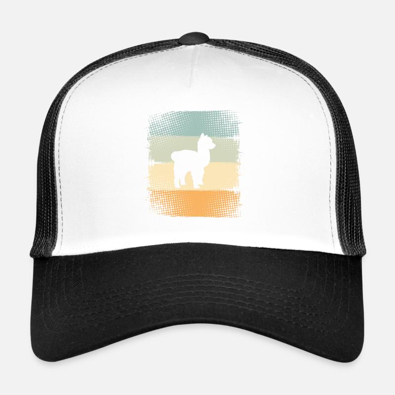Alpaka - Trucker Cap - Weiß/Schwarz