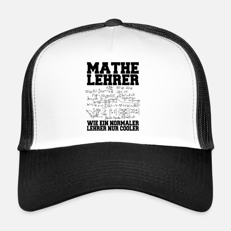 Lehrer Mathe Mathelehrer Trucker Cap