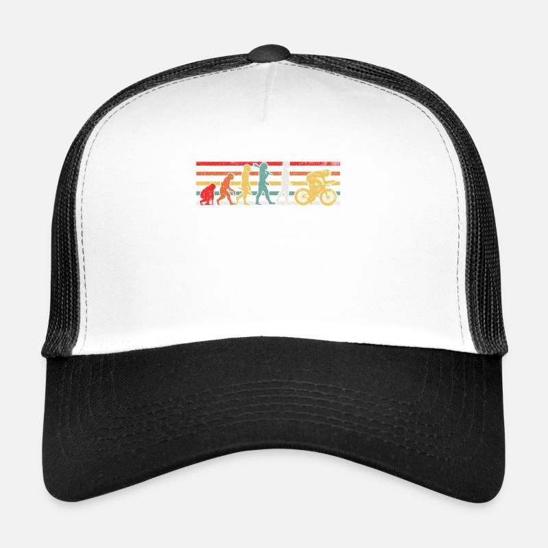 Radfahren Radfahrer - Trucker Cap - Weiß/Schwarz