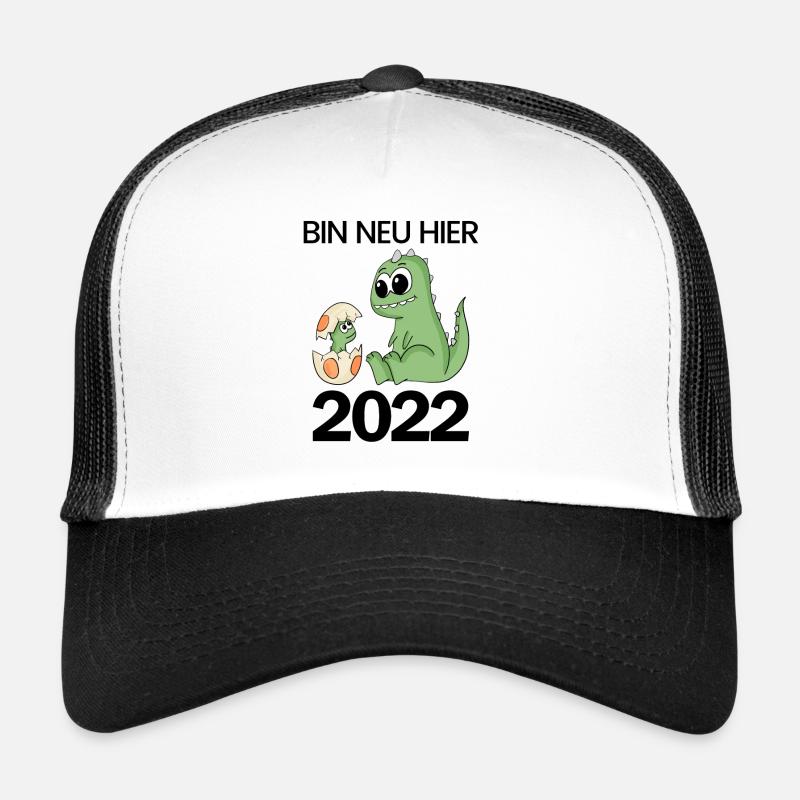 Baby Geburt 2022 - Trucker Cap - Weiß/Schwarz