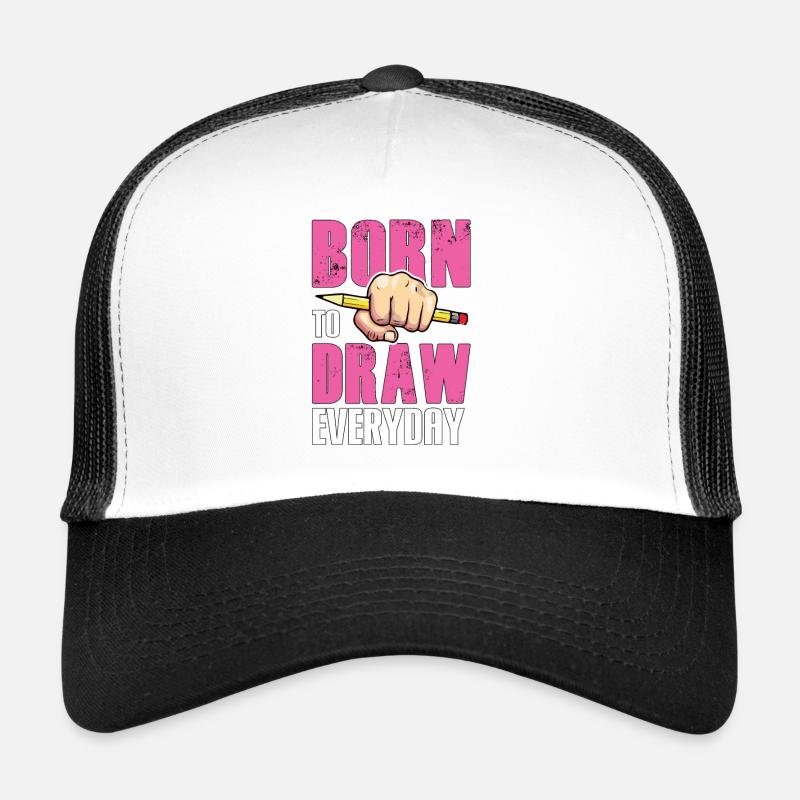 Born to Draw Trucker Cap
