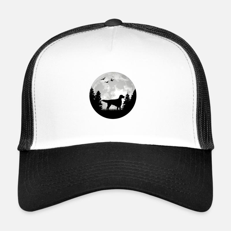 Setter anglais Lune Setter anglais Casquette trucker 