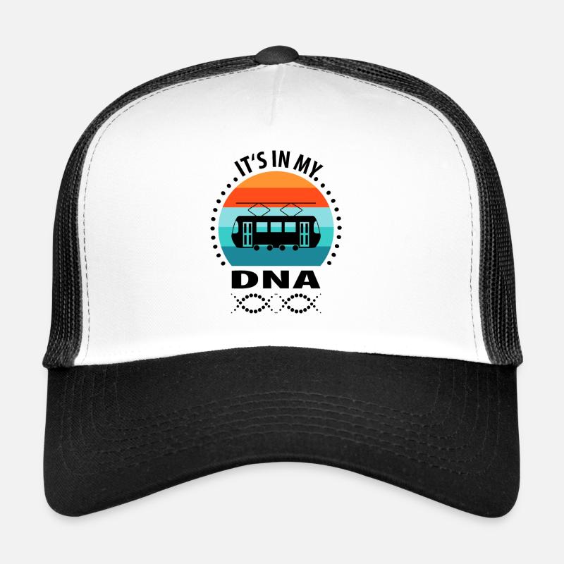 Straßenbahnfahrer Straßenbahn Stadtbahn Tram - Trucker Cap - Weiß/Schwarz