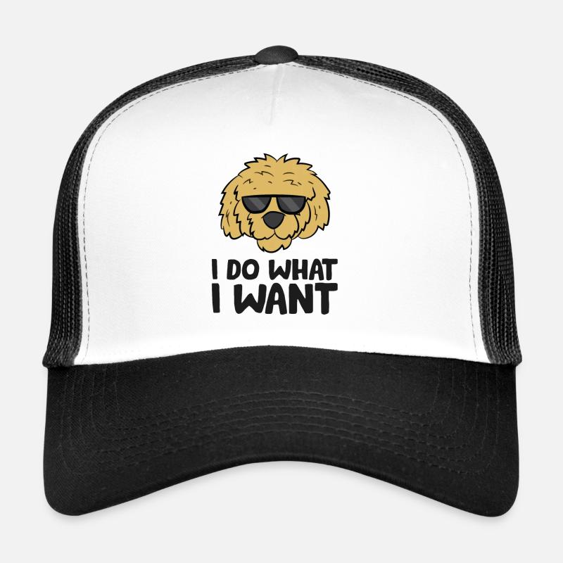 Goldendoodle-Besitzer Ich mache was ich will - Trucker Cap - Weiß/Schwarz