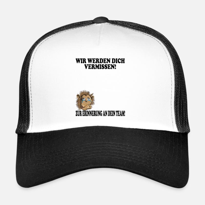 Wir werden dich vermissen Stacheltier weinen Igel Trucker Cap