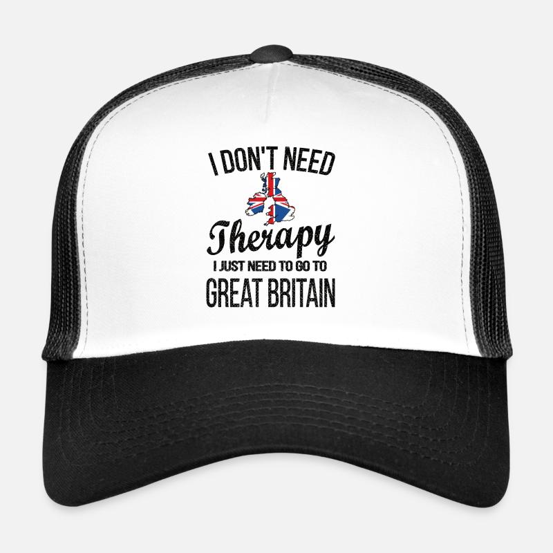 British Great Britain Origine Drapeau britannique Casquette trucker 
