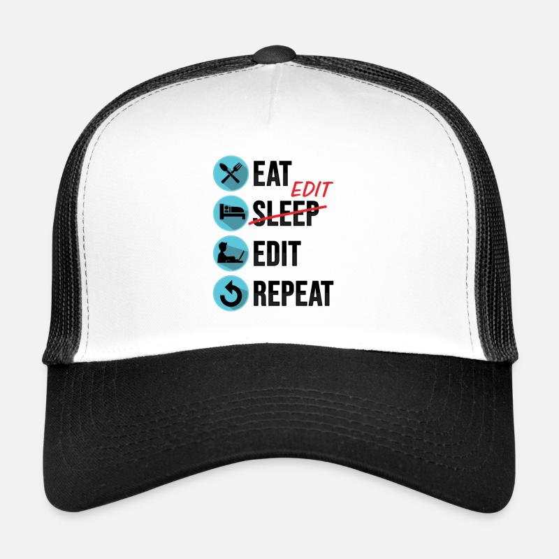 Cinéaste Postproduction Vidéo Editeur et Monteur Casquette trucker 