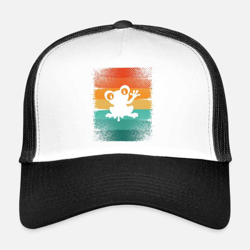 Frosch - Trucker Cap - Weiß/Schwarz