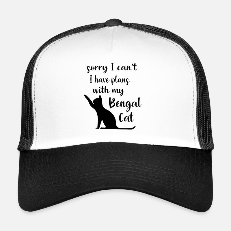 Chat Bengal Chat Chat Chat Pussy Mieze Disant Cadeau Casquette trucker 