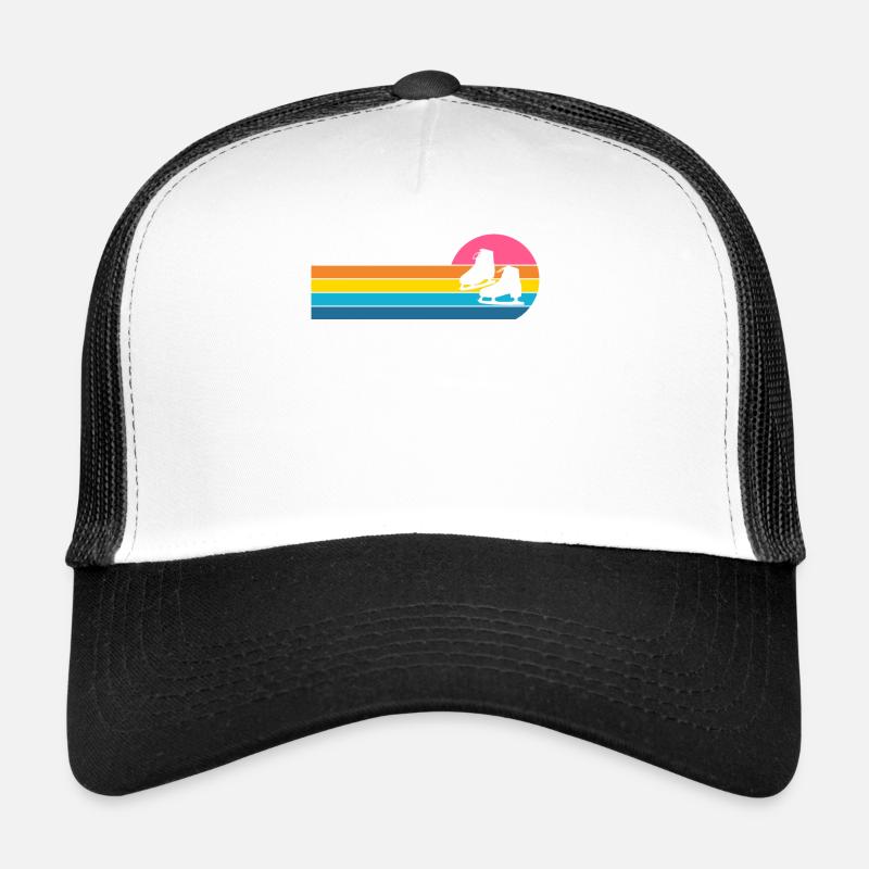Schlittschuh - Trucker Cap - Weiß/Schwarz