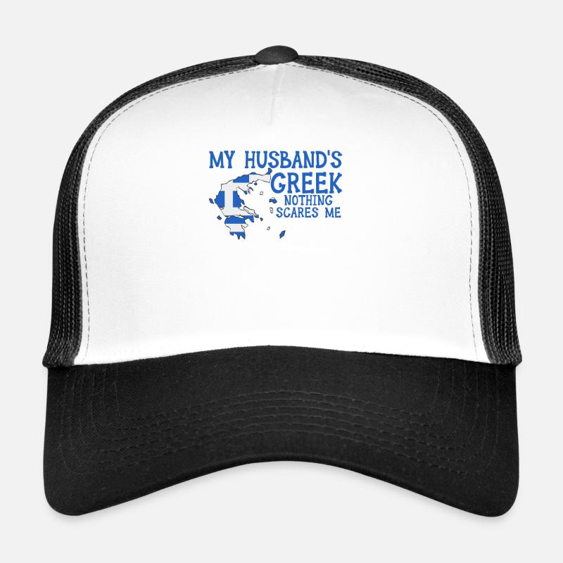 Femme Grèce Grec Grec Casquette trucker 