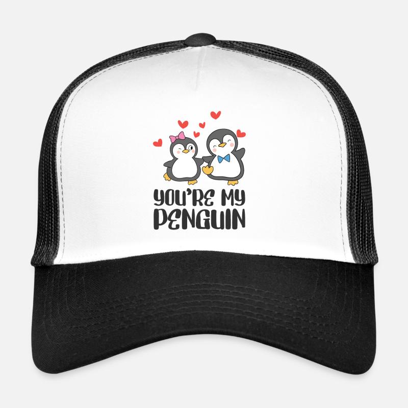 Vous êtes mes amoureux de la Saint-Valentin Penguin Casquette trucker 