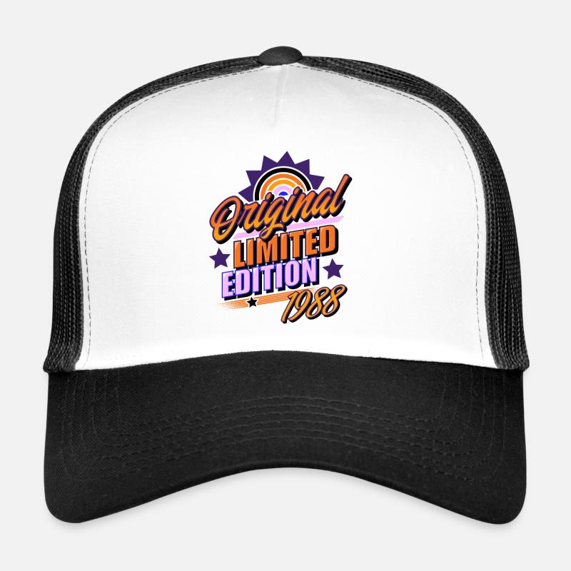1988 Année de naissance Anniversaire Casquette trucker 