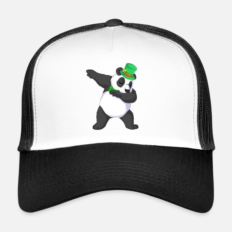 dabbing panda st patricks jour Casquette trucker 