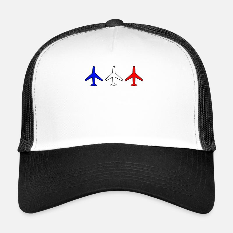 Flugzeug Flugzeuge - Trucker Cap - Weiß/Schwarz