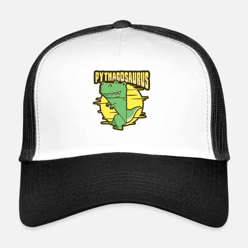 Dinosaurier Mathe Pythagoras Mathematiker Trucker Cap