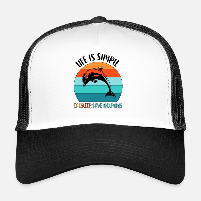 Dolphin Dolphins Marine Mammals Trucker Cap