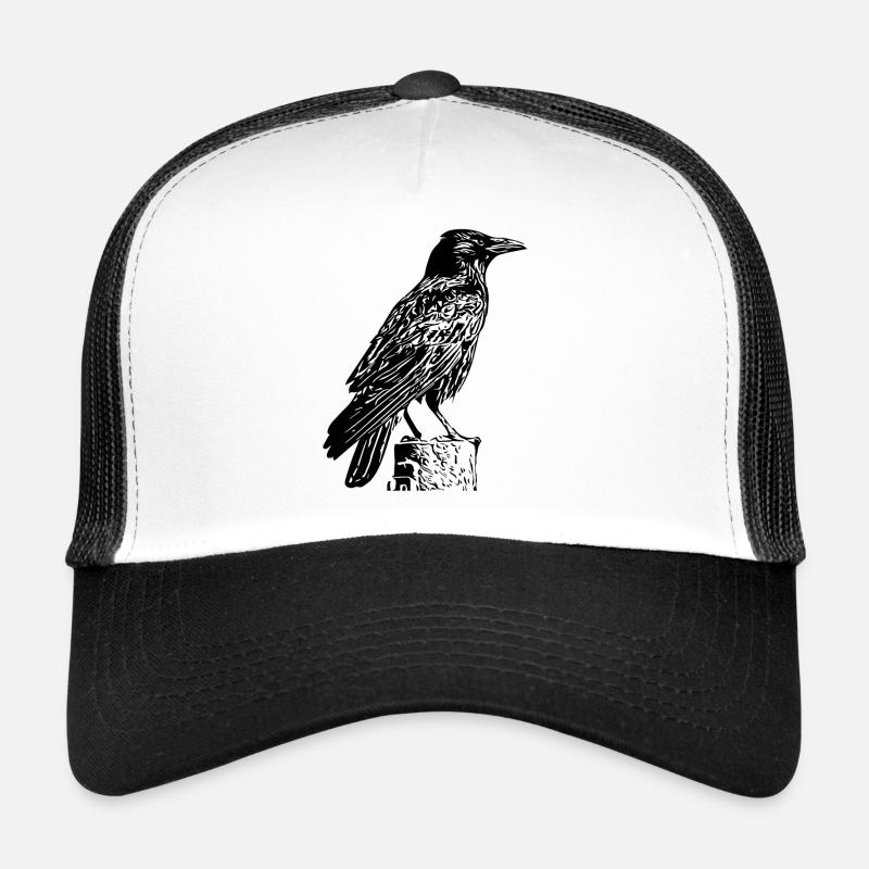 schwarzer Rabe - Trucker Cap - Weiß/Schwarz