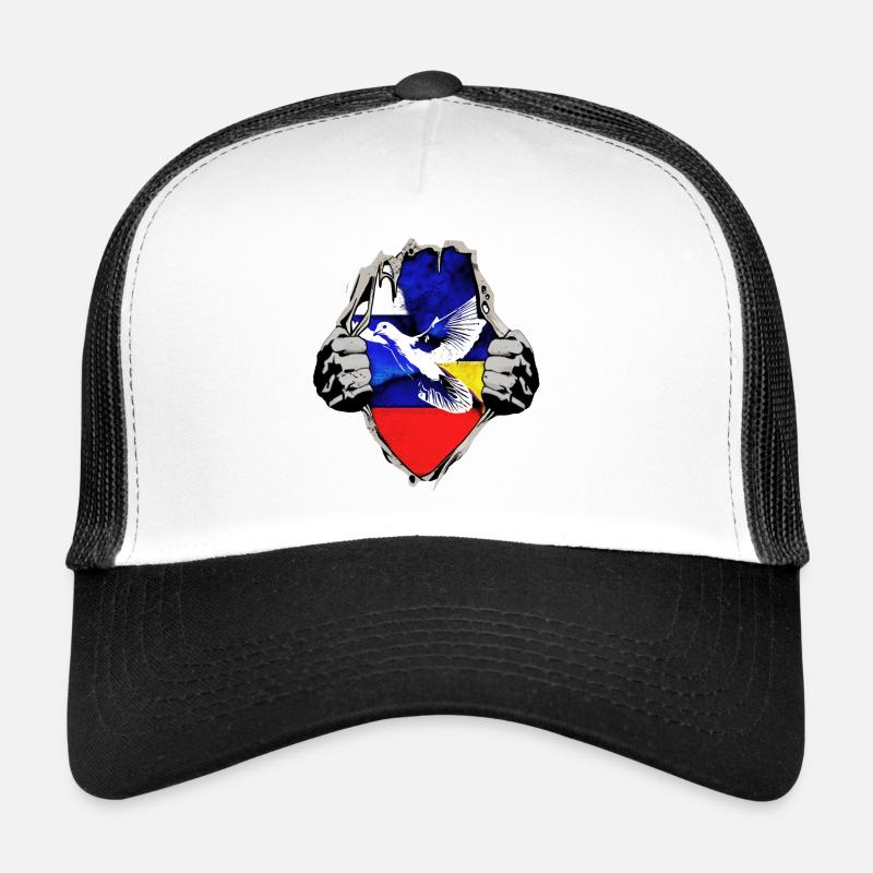 Russie Ukraine Colombe de la Paix Casquette trucker 