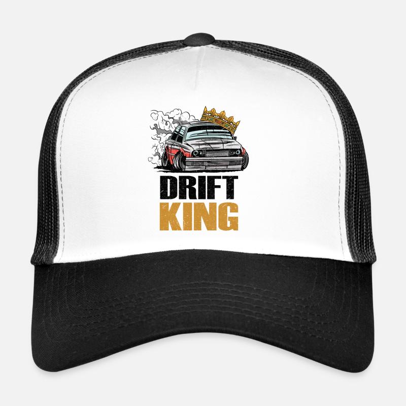 Drift King Auto Tuning Motorsport - Trucker Cap - white/black