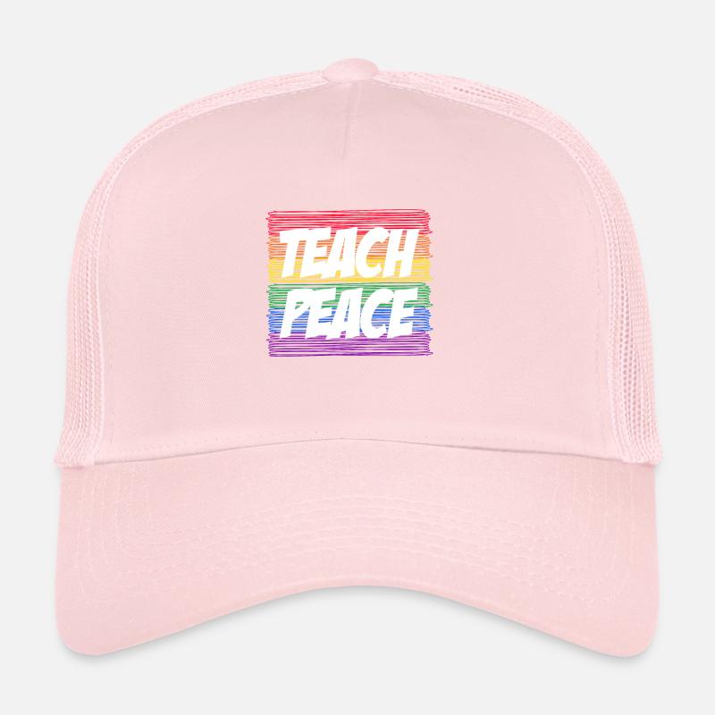 Teach Peace Educator Schwuler Lesbischer Trucker Cap