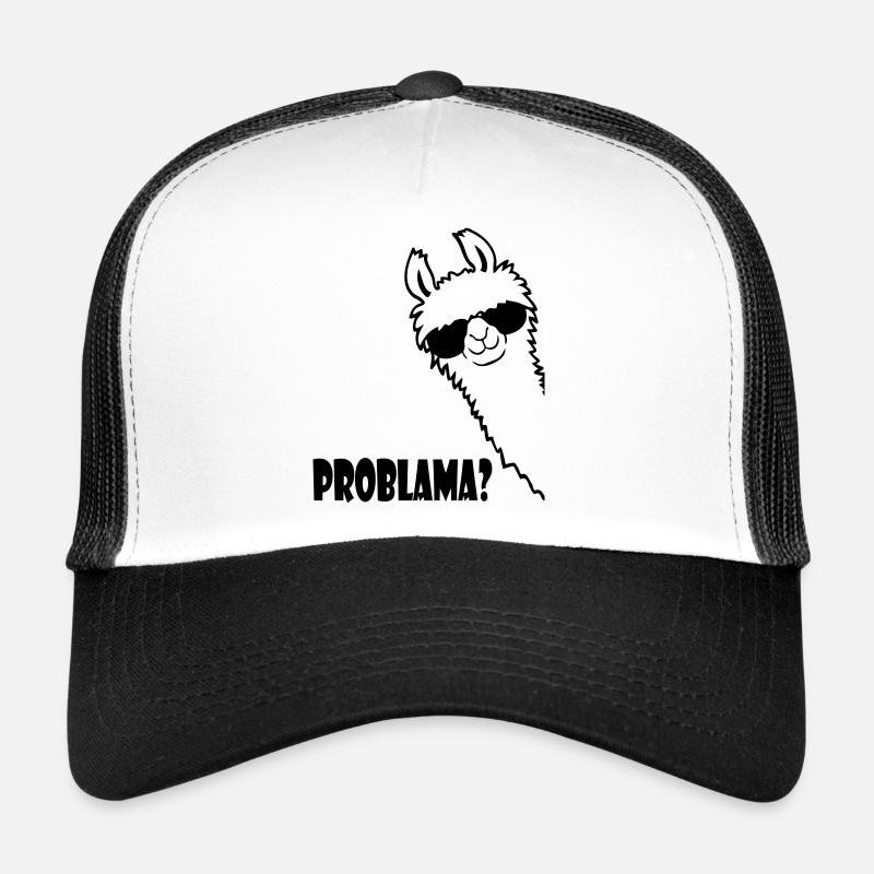 Lama Problama Question Casquette trucker 