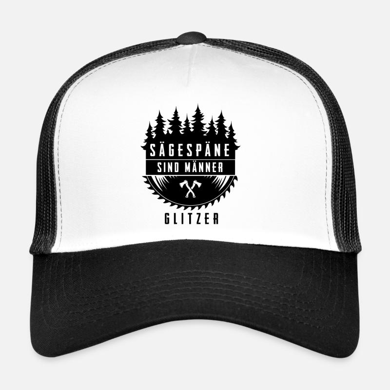 Holzfäller - Trucker Cap - Weiß/Schwarz