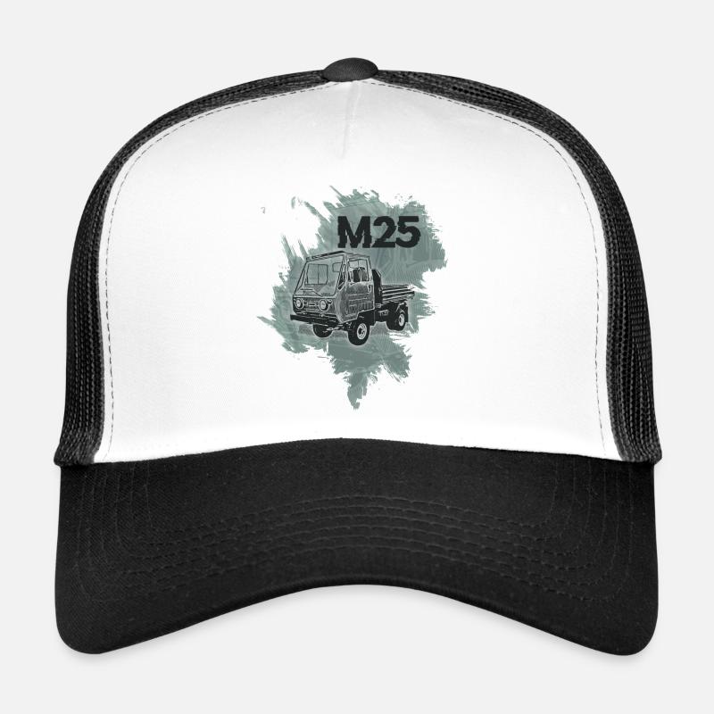 Multicar M25 - Trucker Cap - Weiß/Schwarz