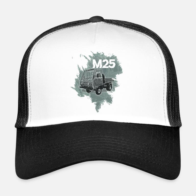 Multicar M25 - Trucker Cap - Weiß/Schwarz