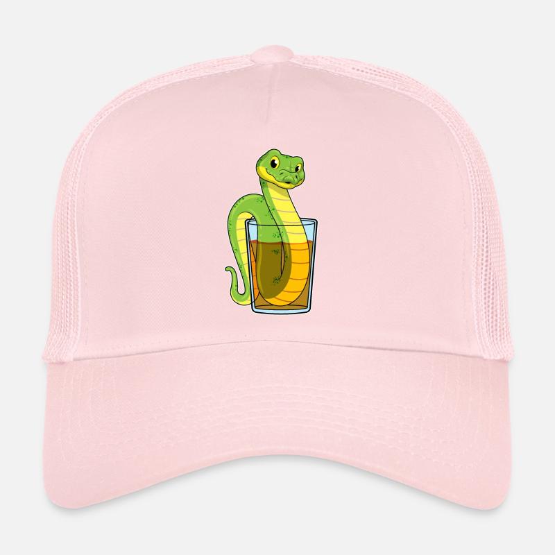 Schlange mit Saft Trucker Cap