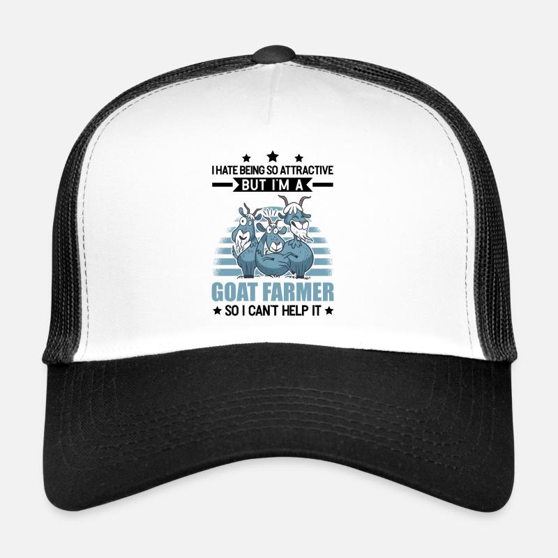 Chèvre Chèvre Attrayante Chèvre Éleveur Chèvre Chèvre Chèvre Casquette trucker 