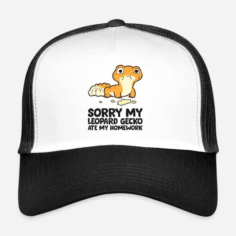 Leopard Gecko School Mon Leopard Gecko a mon Casquette trucker 