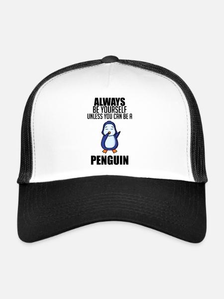 Pinguin Pinguine - Trucker Cap - Weiß/Schwarz