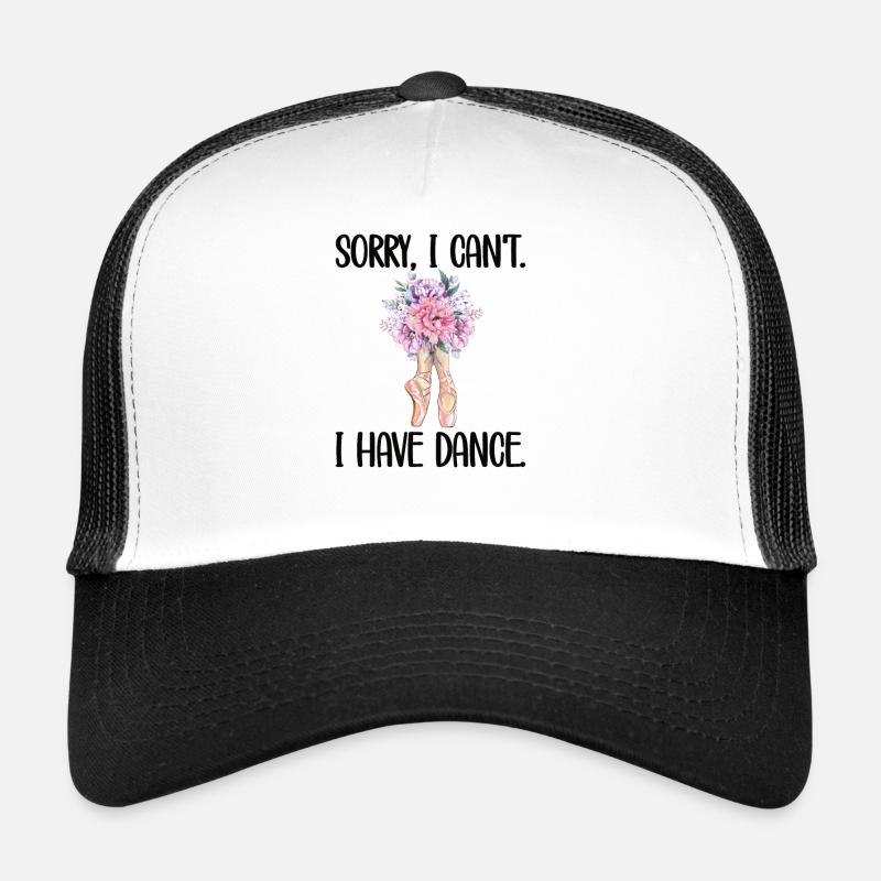 Cadeau de danseuse de ballet ballerine danseuse de ballet - Casquette trucker  - blanc/noir