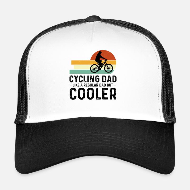 Je suis un papa cycliste... Casquette trucker 