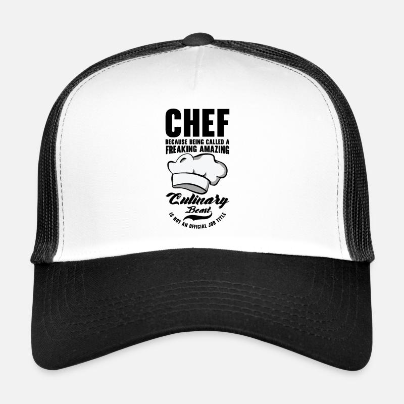 Chef Beast Kulinarische Kunst Kochen Backen Trucker Cap