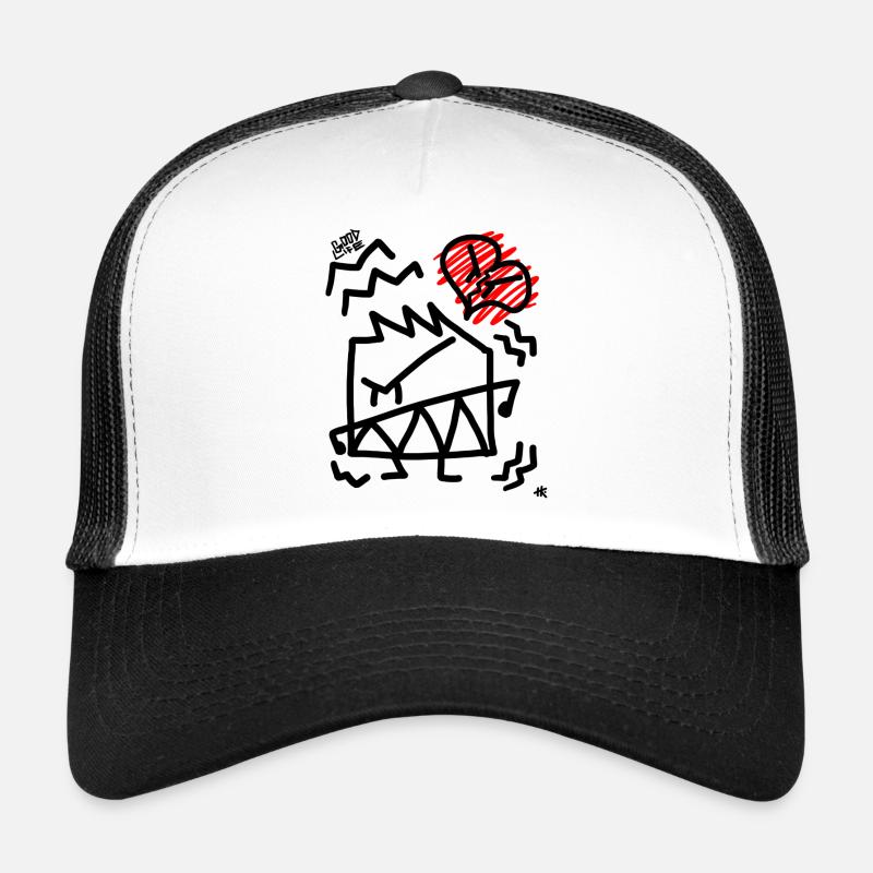 angry doodle by haka Trucker Cap