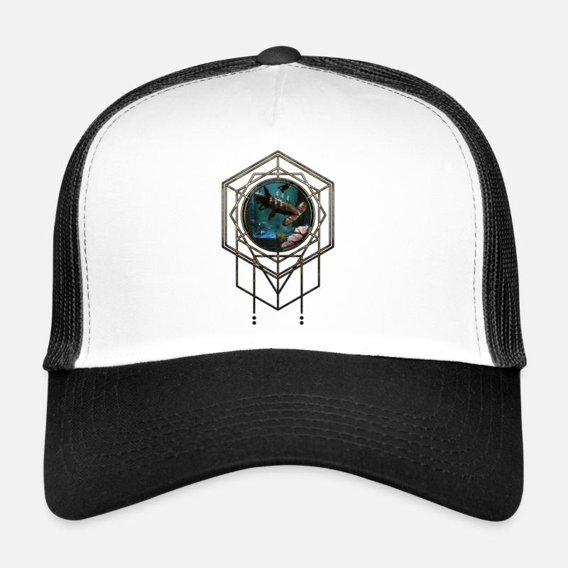 Requin-marteau steampunk génial Casquette trucker 