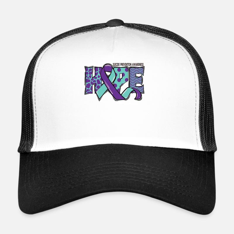 Hope Mental Health Message Trucker Cap