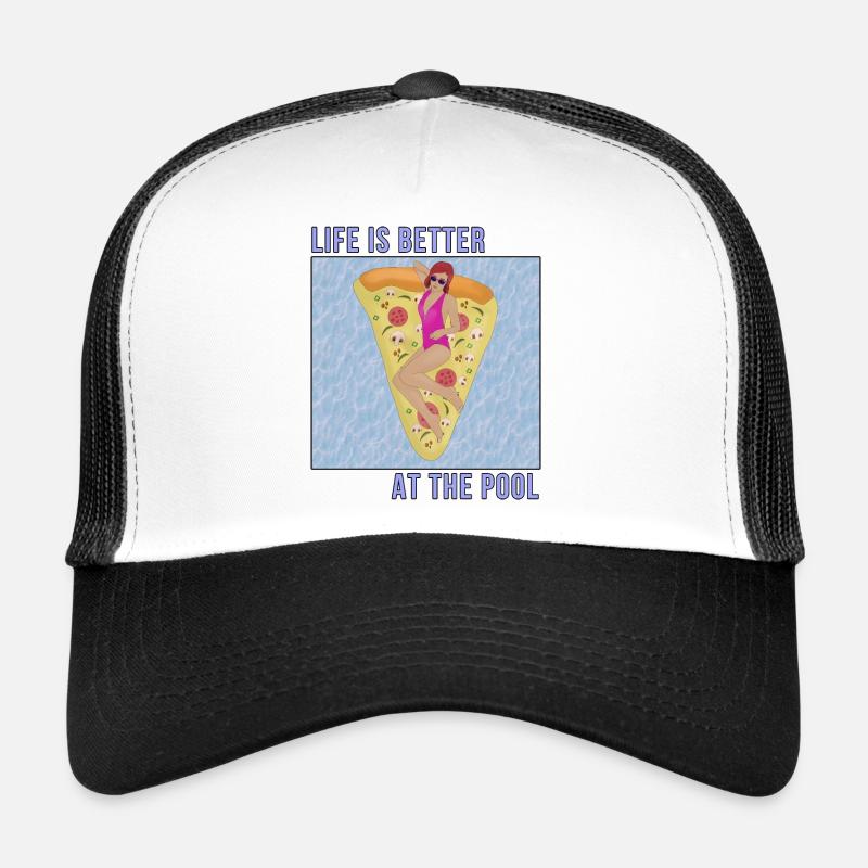 Life is Better At The Pool Trucker Cap