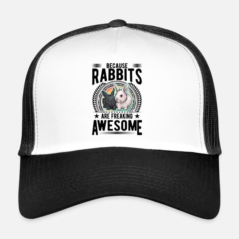 Because Rabbits are freaking awesome Kaninchen Trucker Cap