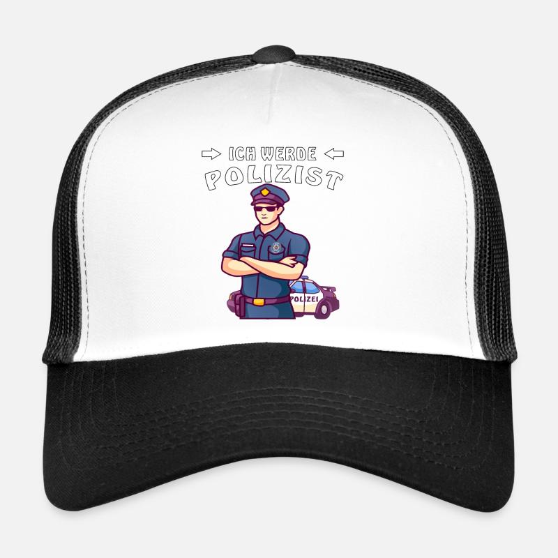 ICH WERDE POLIZIST Trucker Cap
