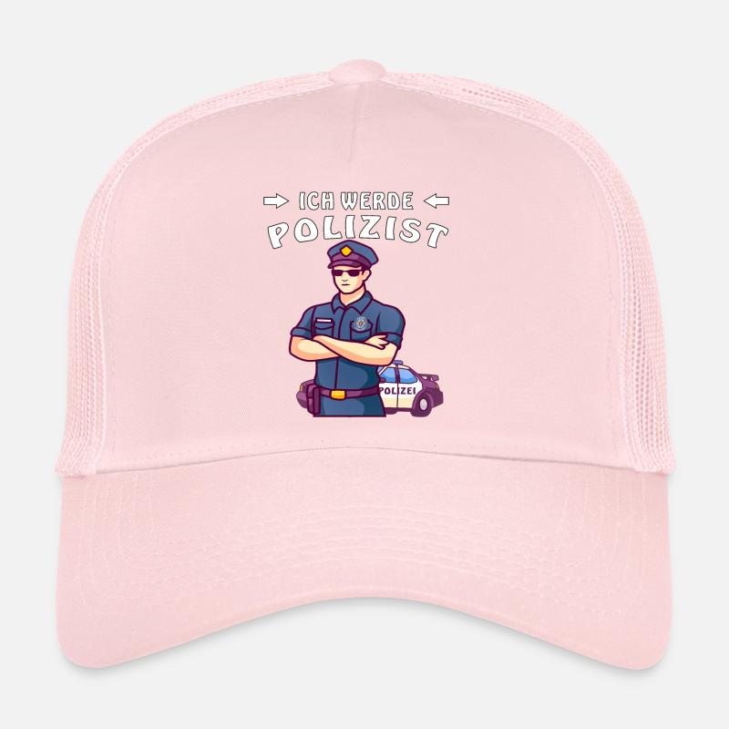 I BECOME A POLICEMAN Trucker Cap