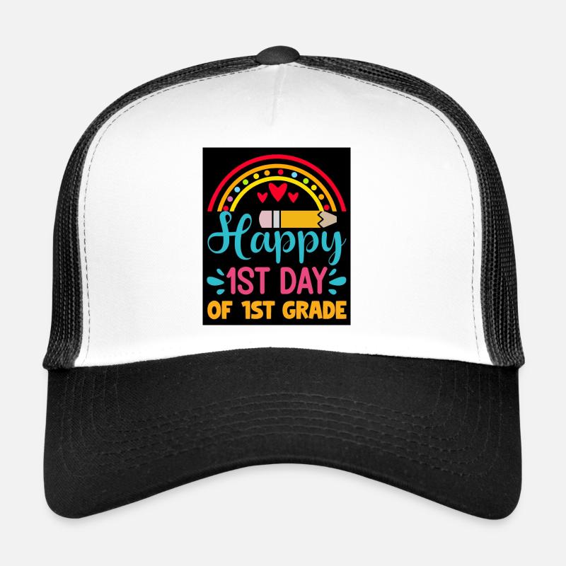 Happy First Day Let Do This Welcome Back To School Trucker Cap