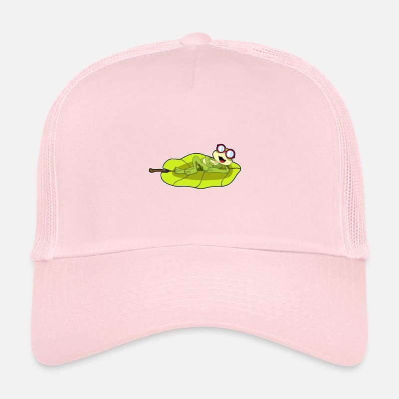 Grenouille avec lunettes de soleil Casquette trucker 