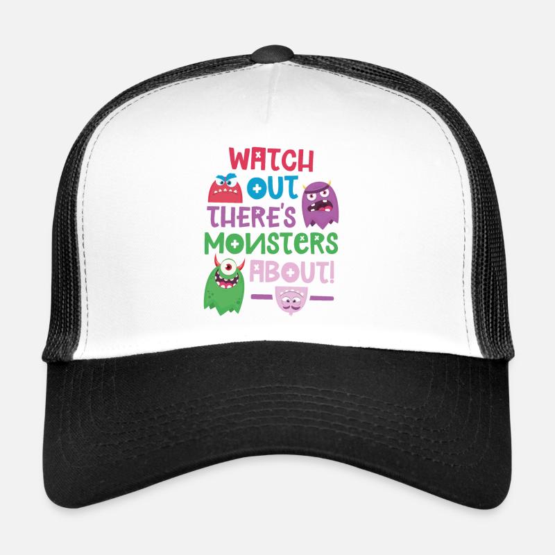 Attention, il y a Monsters à propos de Casquette trucker 