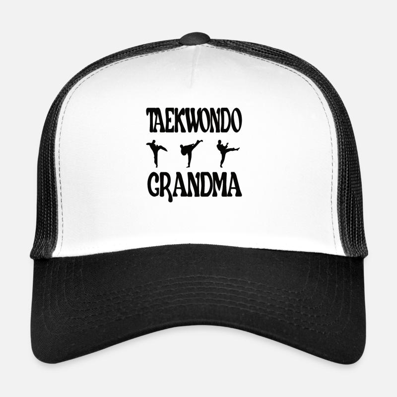 Stolze Taekwondo-Oma Taekwondo Großmutter Geschenk Trucker Cap